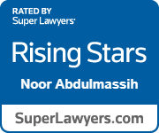 Rated By Super Lawyers | Rising Stars | Noor Bazi | SuperLawyers.com